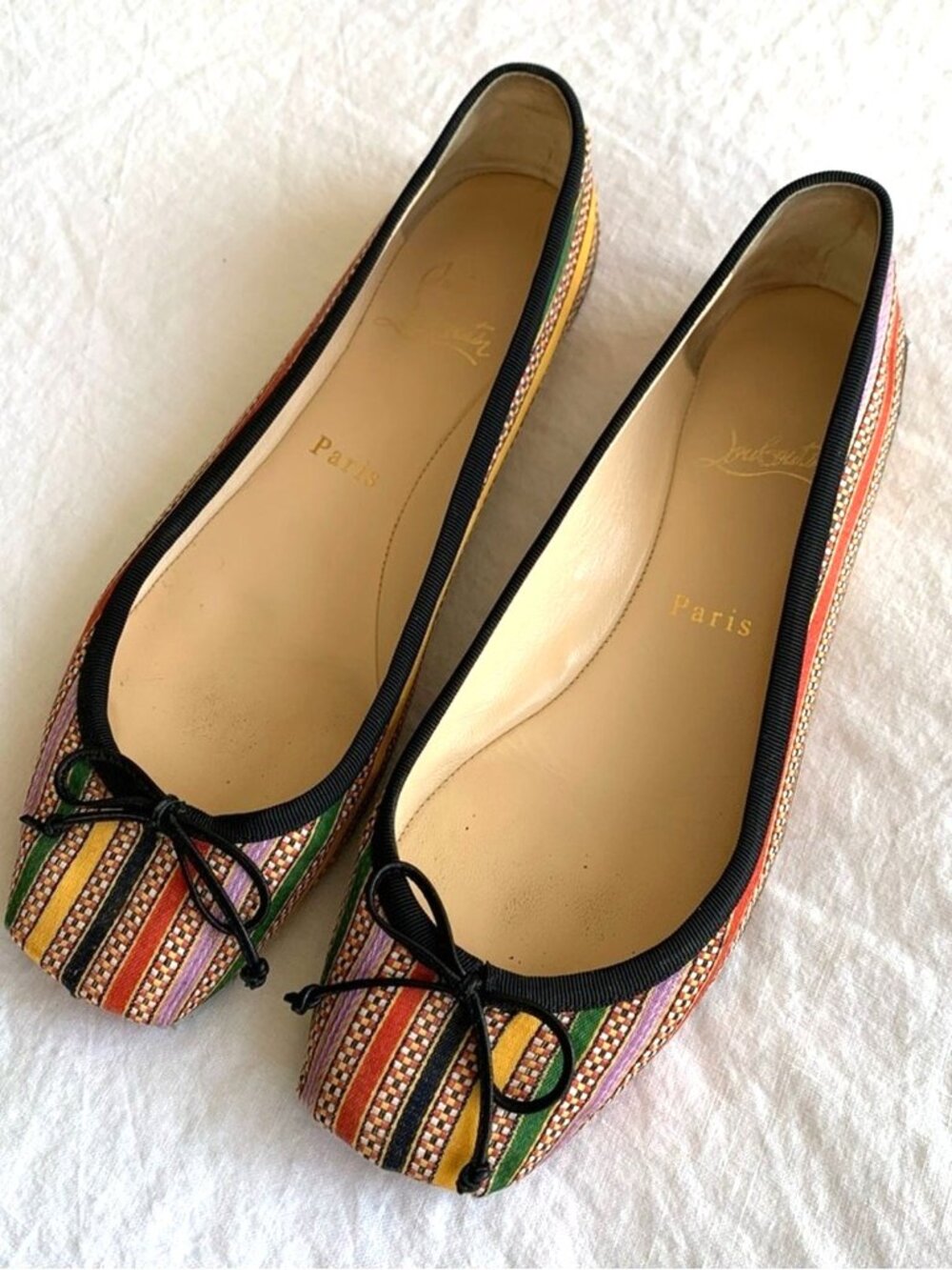 RARE Christian Louboutin limited edition Rosella ballet flats 38.5 or 38
